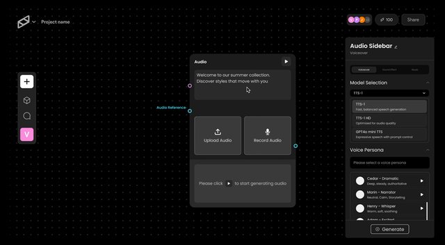 Audio Node preview